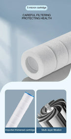High-Pressure Adjustable Shower Head with Massage Brush