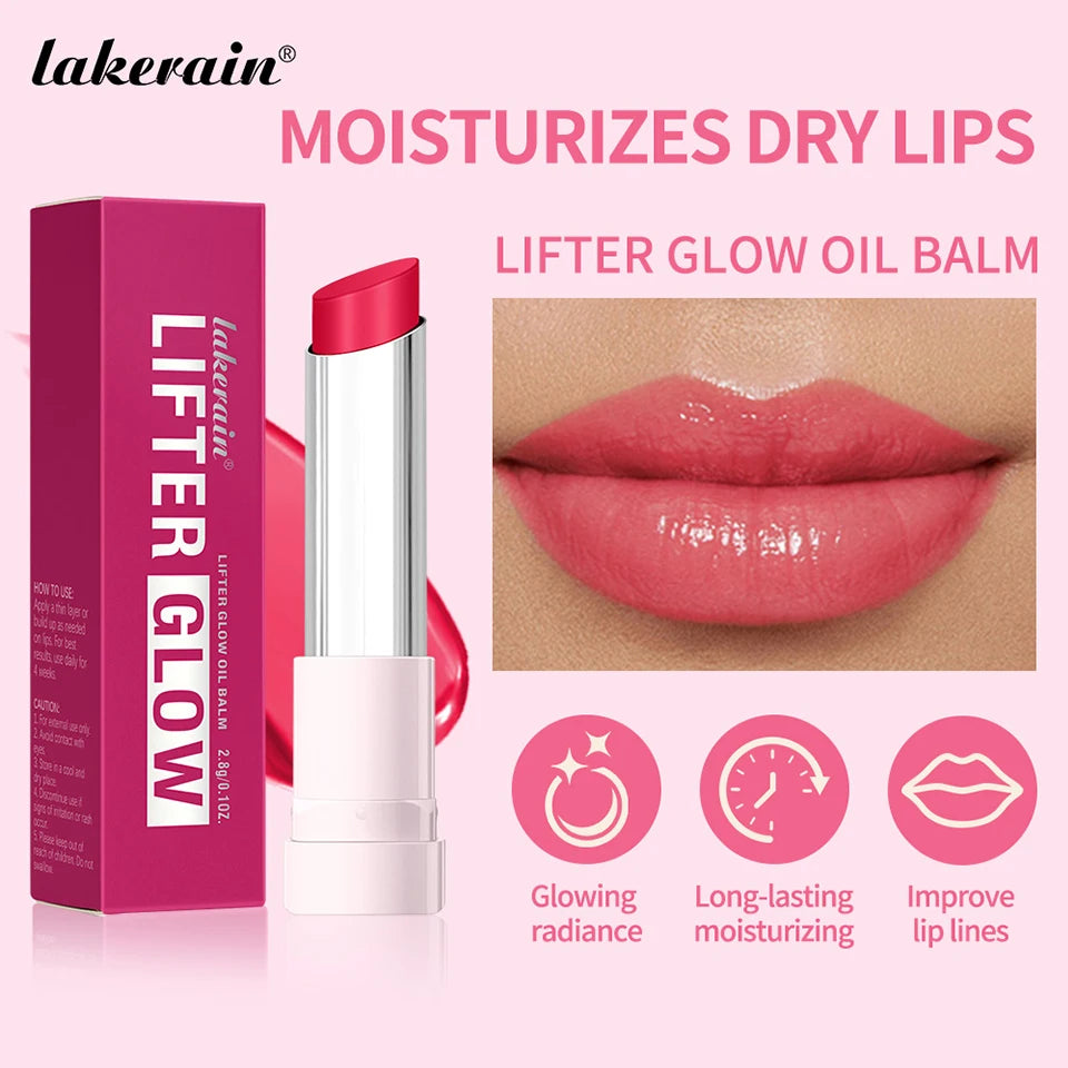 Hydrating Glow Lip Balm for Glossy Plump Lips - 7
