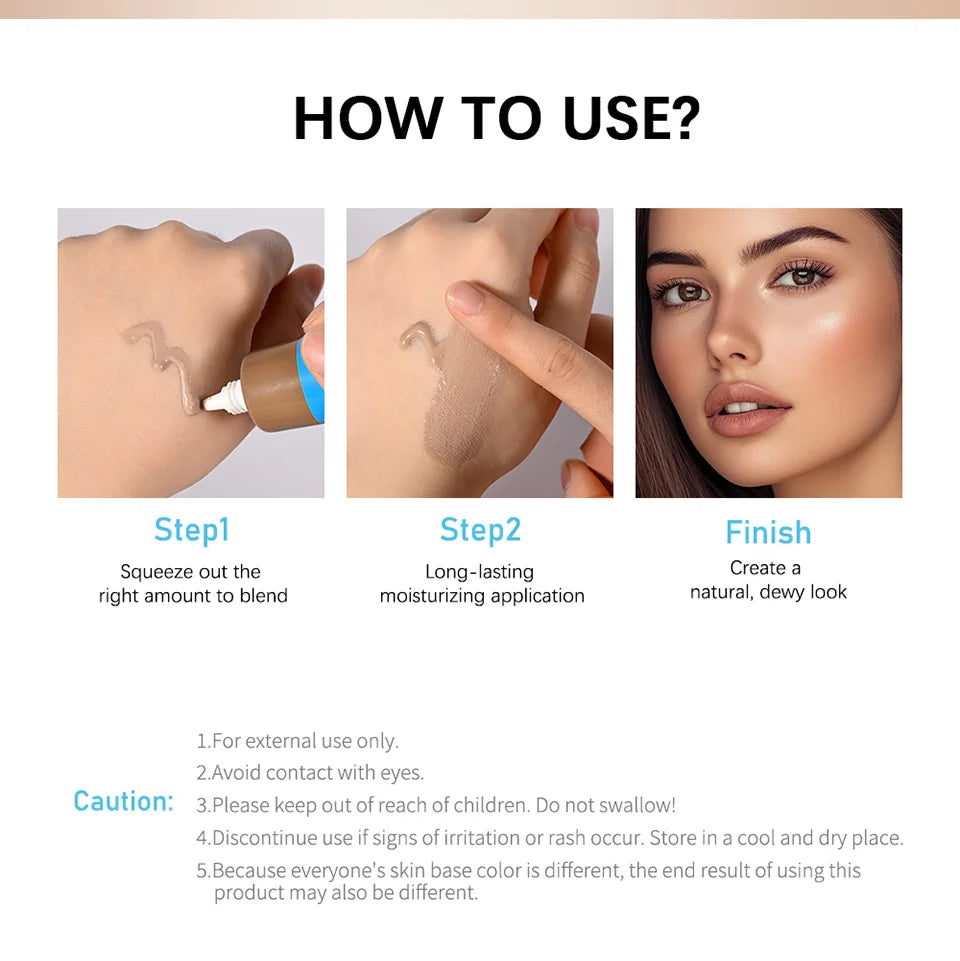 Hydrating Tinted Moisturizer and Face Foundation Cream