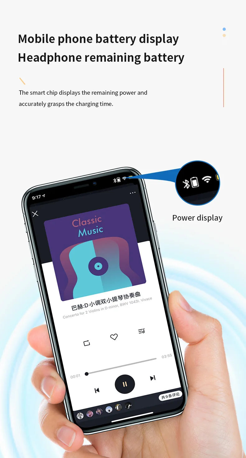 Wireless Ear-Hook Bluetooth Headset for Sports and Business