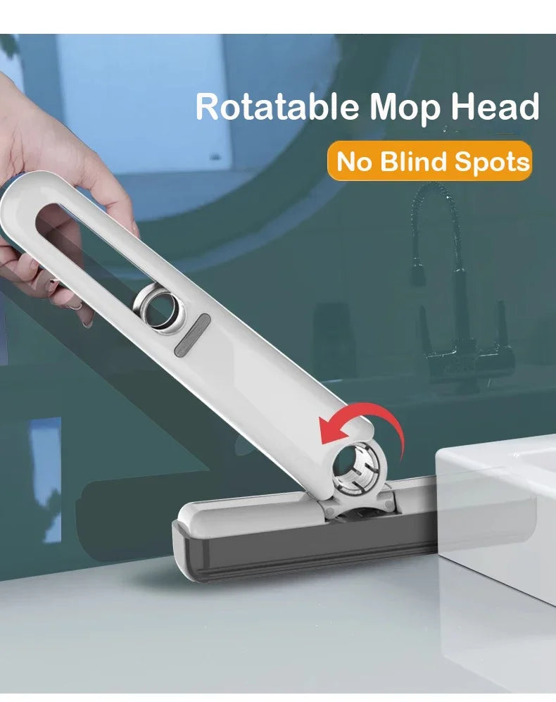 Portable Self-Squeezing Mini Cleaning Mop - 10