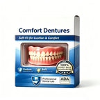 Comfort Fit Silicone Dentures for Instant Natural Smile