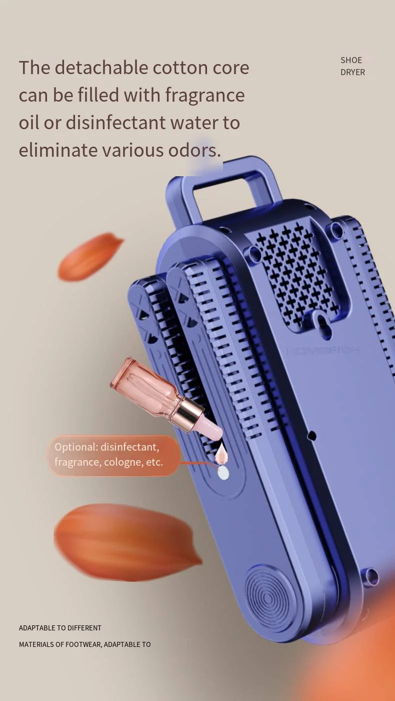 Electric Shoe Dryer with UV Deodorizer and Hot Air