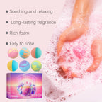 Relaxing Aromatherapy Bath Bomb Set for Skin Moisturizing