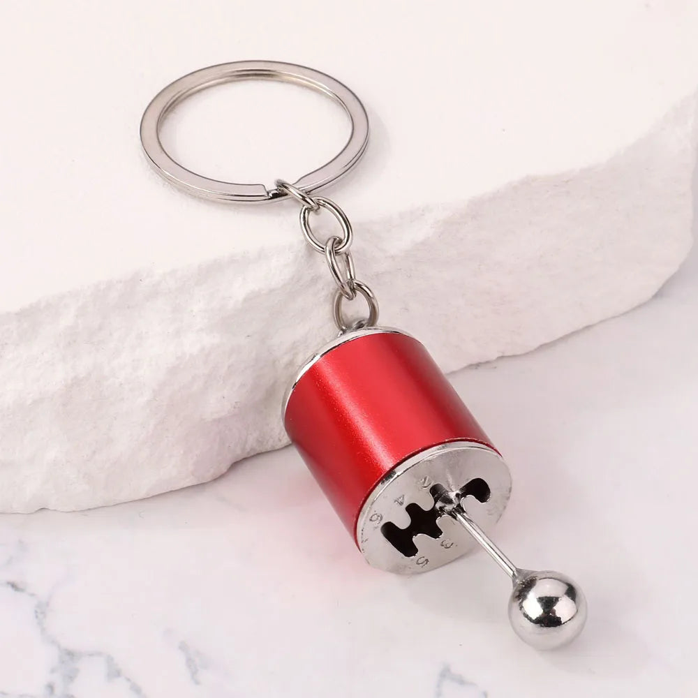 Manual Gearbox Shifter Car Keychain