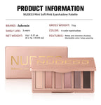 6-Color Soft Pink Neutral Eyeshadow Palette