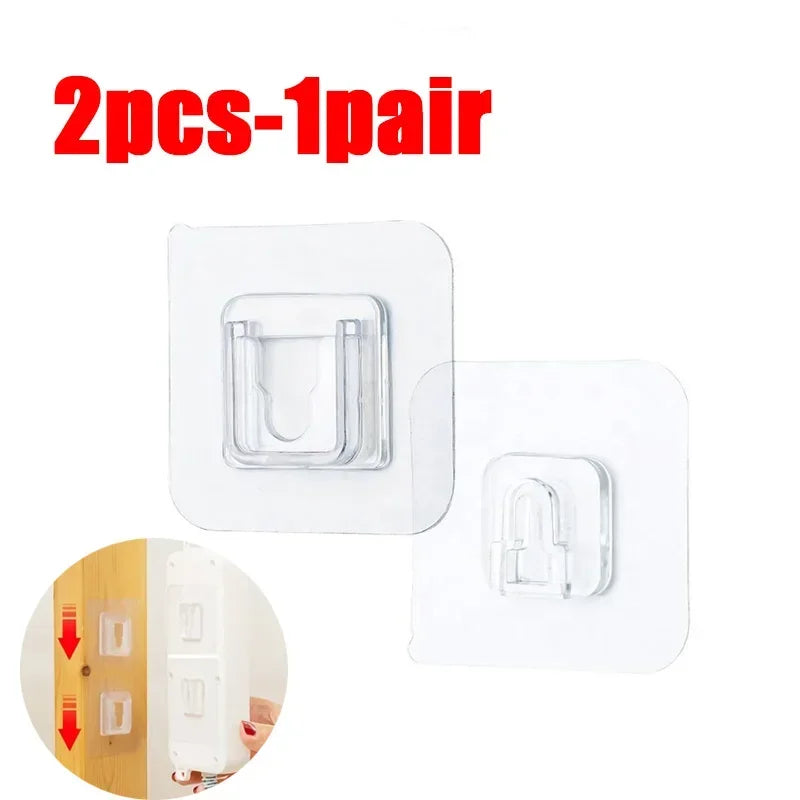 Double-Sided Adhesive Wall Hooks for Storage