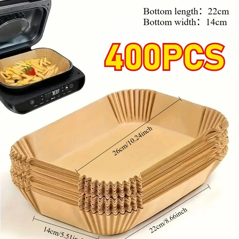 Rectangular Disposable Air Fryer Parchment Paper Liners