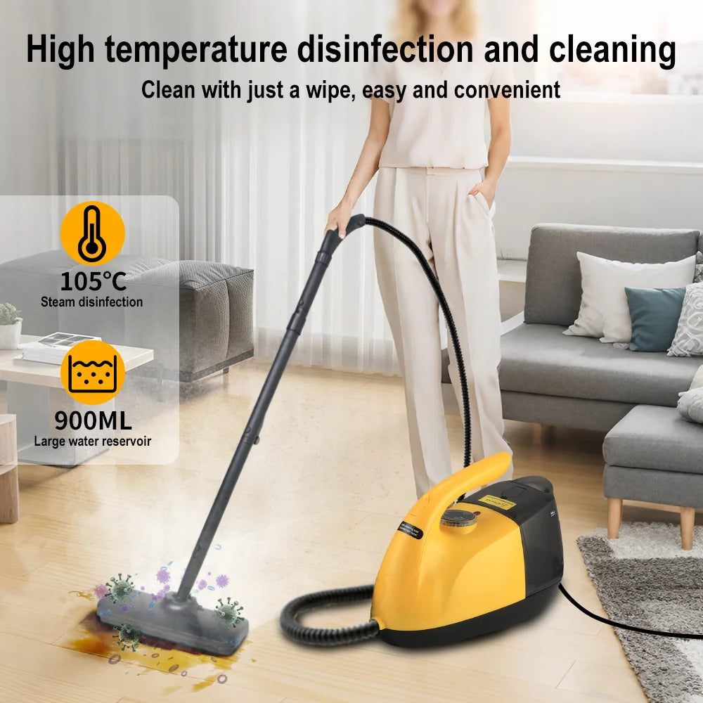 High-Temperature Steam Mop for Home and Car Cleaning