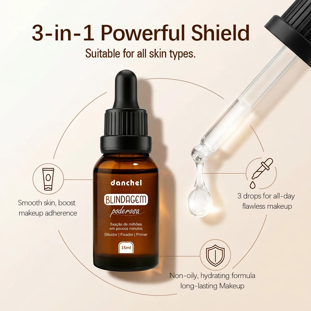 3-in-1 Waterproof Makeup Primer and Fixer Serum