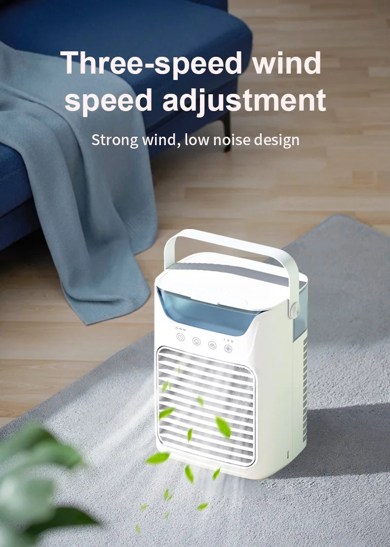 Portable Desktop Air Cooler with Humidifier Spray - 13