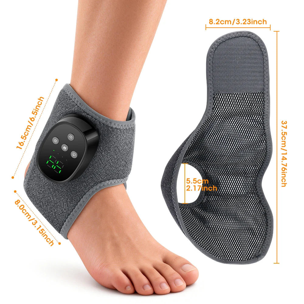 Heated Ankle Massager with Vibration Therapy