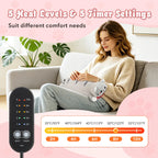 USB Heated Cat Plush Pillow for Period Cramps and Pain Relief