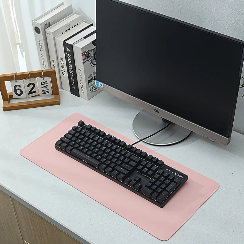 Waterproof PU Leather Desk Mat and Mouse Pad