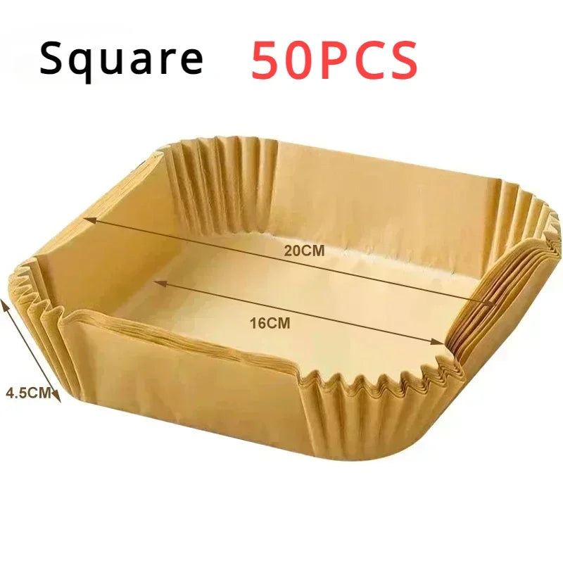 Disposable Non-Stick Air Fryer Parchment Paper Liners - 31