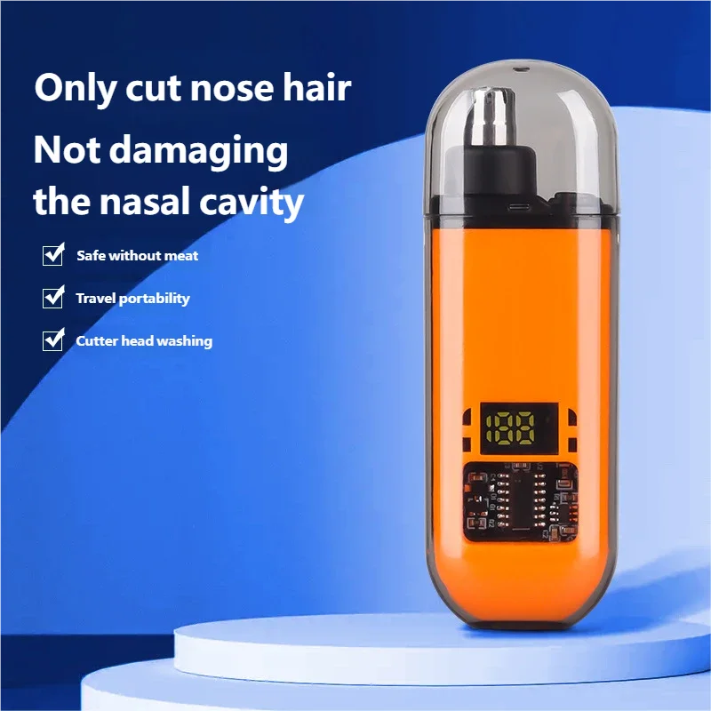 Rechargeable Portable Nose and Ear Hair Trimmer