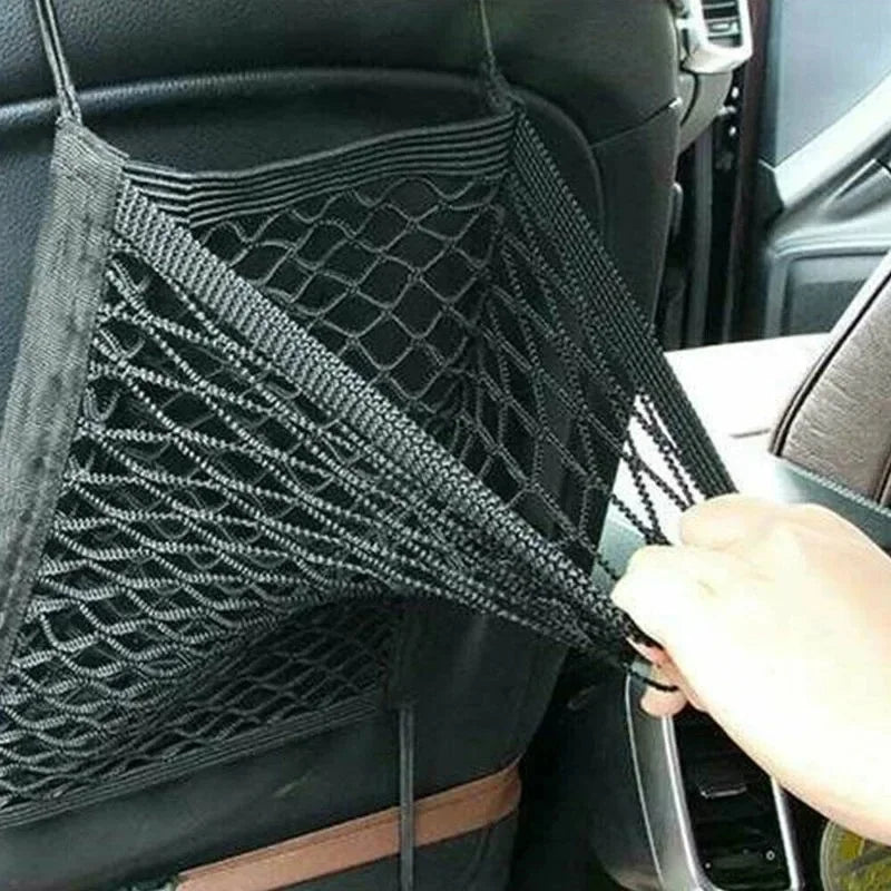 Elastic Car Seat Storage Mesh Organizer
