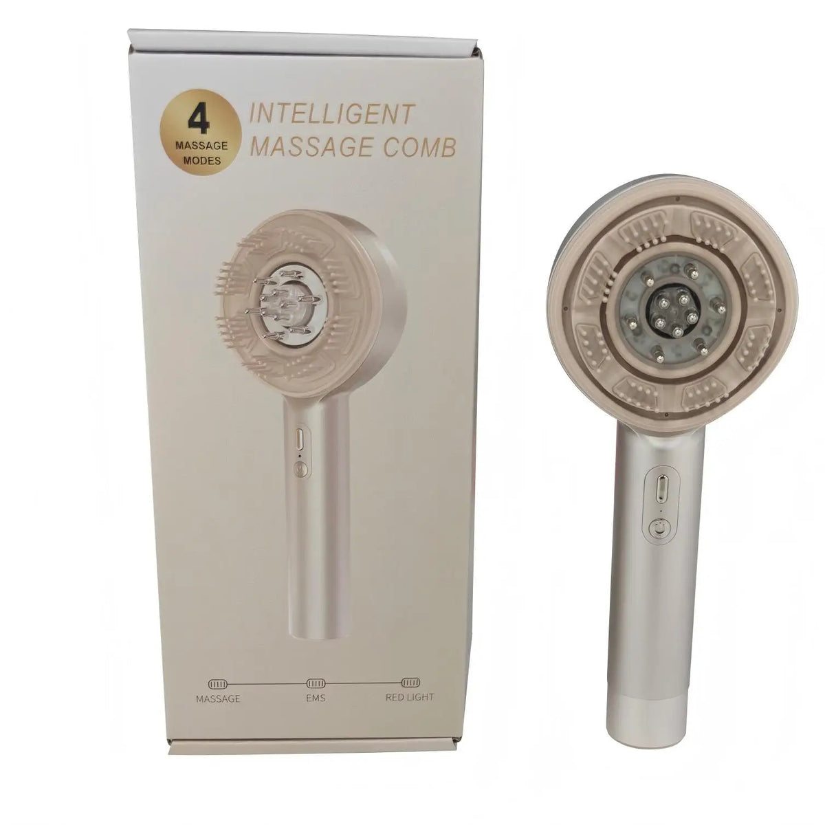 Electric Scalp Massager and Hair Serum Applicator Comb