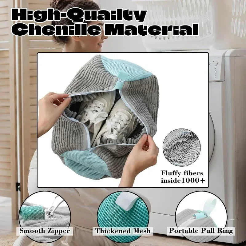 Protective Laundry Mesh Bag for Machine Washing Shoes - 5