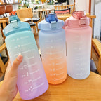 Motivational Leakproof Water Bottle with Time Marker