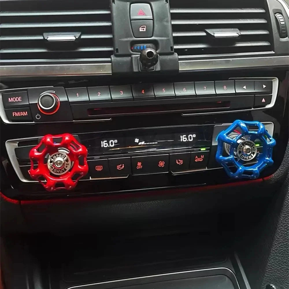 Metal Valve Style Car Interior Decoration Knob