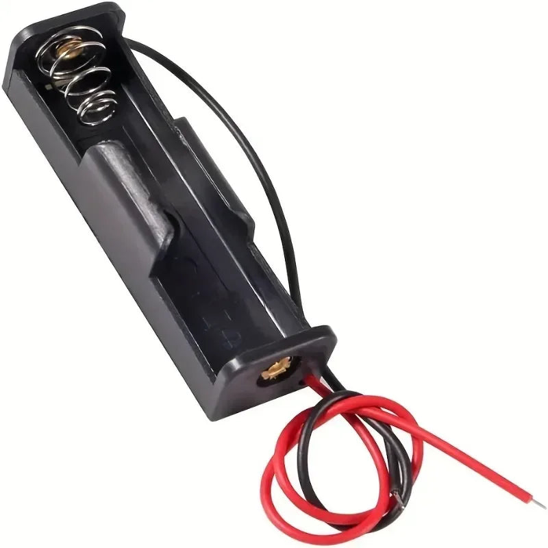 5-Pack 18650 Battery Holder Case with Wire Leads - 5