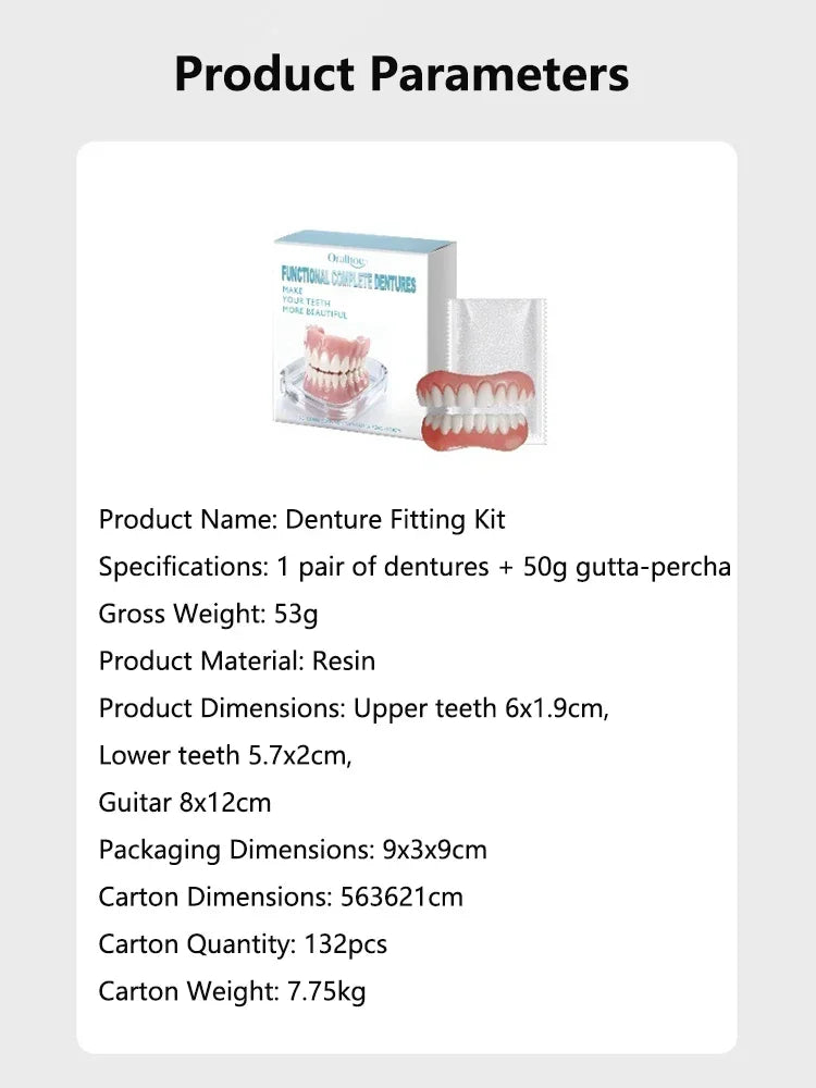 Instant Smile Comfort Dentures for Upper and Lower Teeth - 17