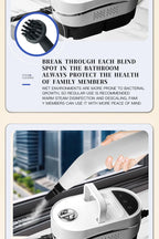 High-Pressure Handheld Steam Cleaner for Home and Car