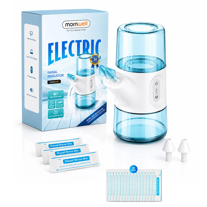 Portable Electric Nasal Irrigator for Sinus Relief - 1