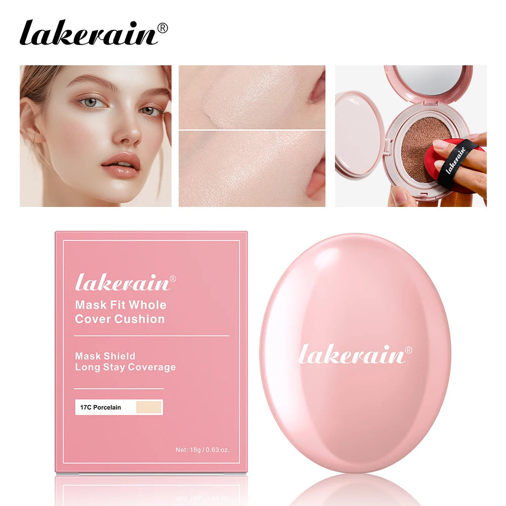 Semi-Matte Long-Lasting Cushion Foundation for Flawless Coverage - 1