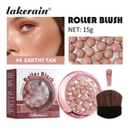 Spherical Powder Bead Blush for Natural Glowing Makeup