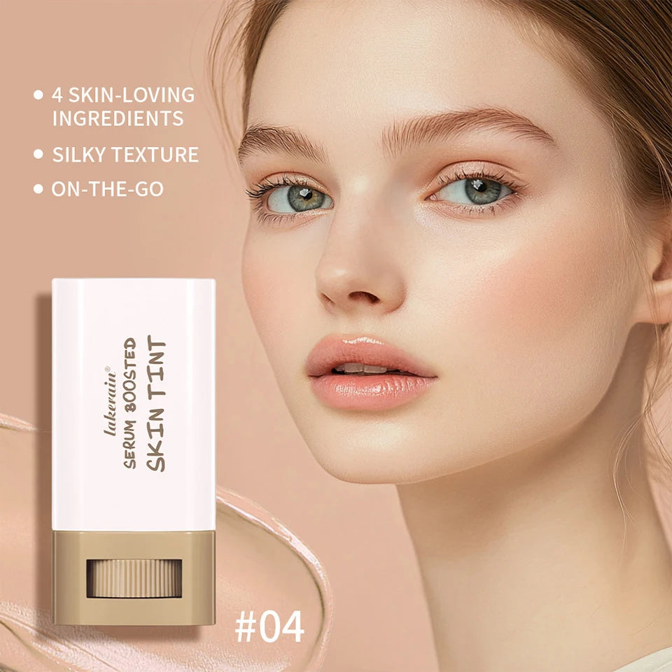 Matte Foundation Stick and Pressed Setting Powder Makeup Set - 10