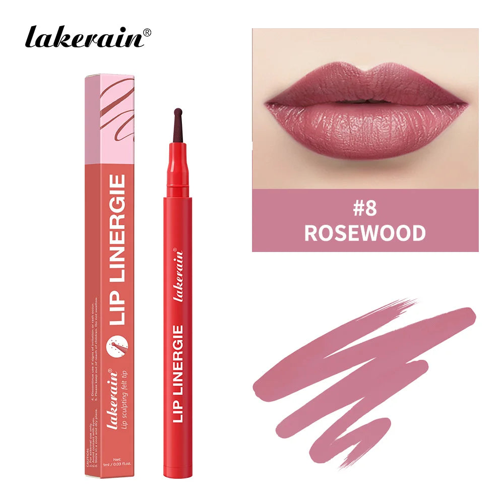Waterproof Ballpoint Felt Tip Lip Liner Stain - 38