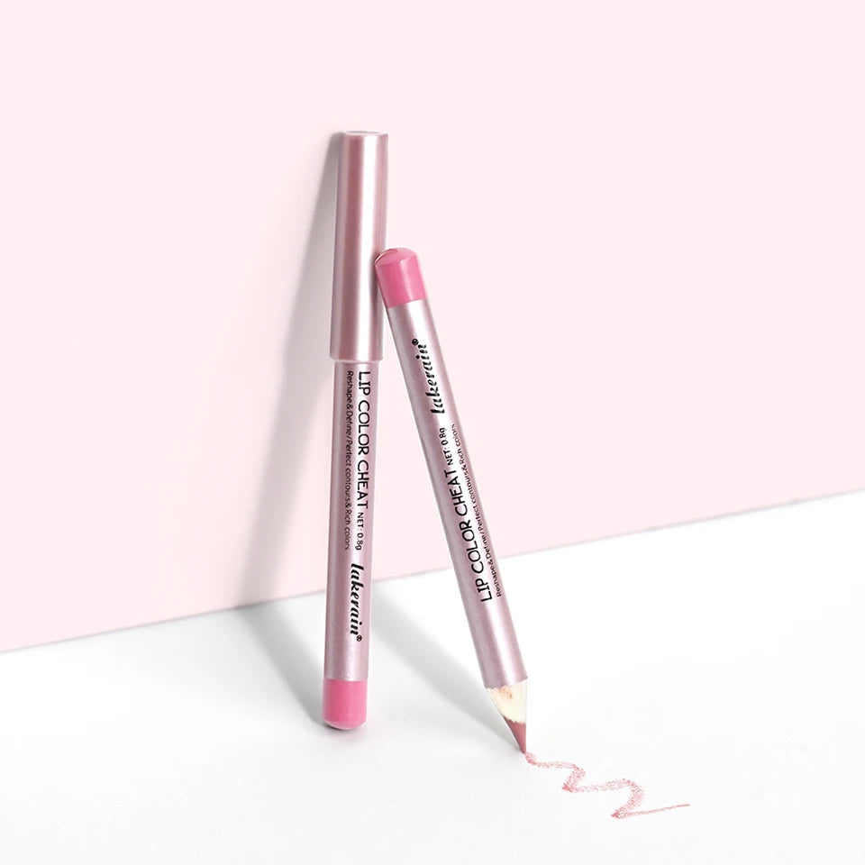 Waterproof Matte Lip Liner Pencil Set for Defined Lips