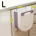 Wall Mounted Folding Trash Can for Kitchen and Bathroom