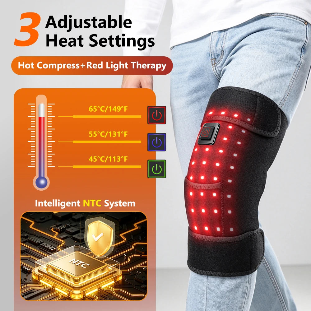 Red Light Therapy Heated Knee Wrap - 9