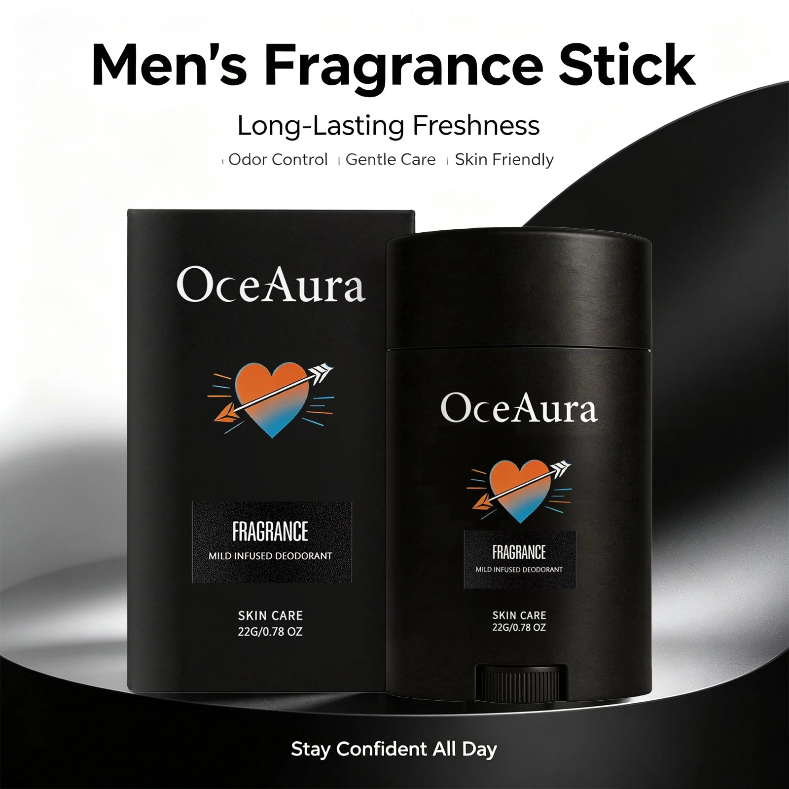 Long-Lasting Solid Deodorant Stick for Men - 1