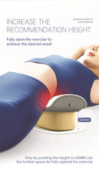 Electric Lumbar Back Stretcher and Massage Device
