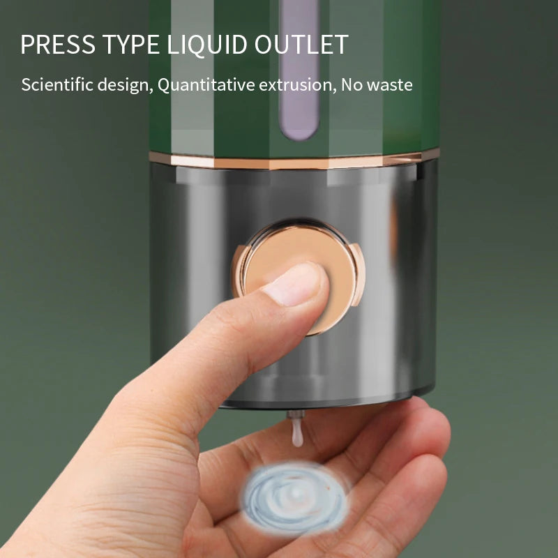 Wall-Mounted Manual Soap Dispenser for Bathroom