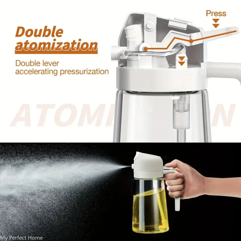 2-in-1 Kitchen Oil Spray and Pour Dispenser
