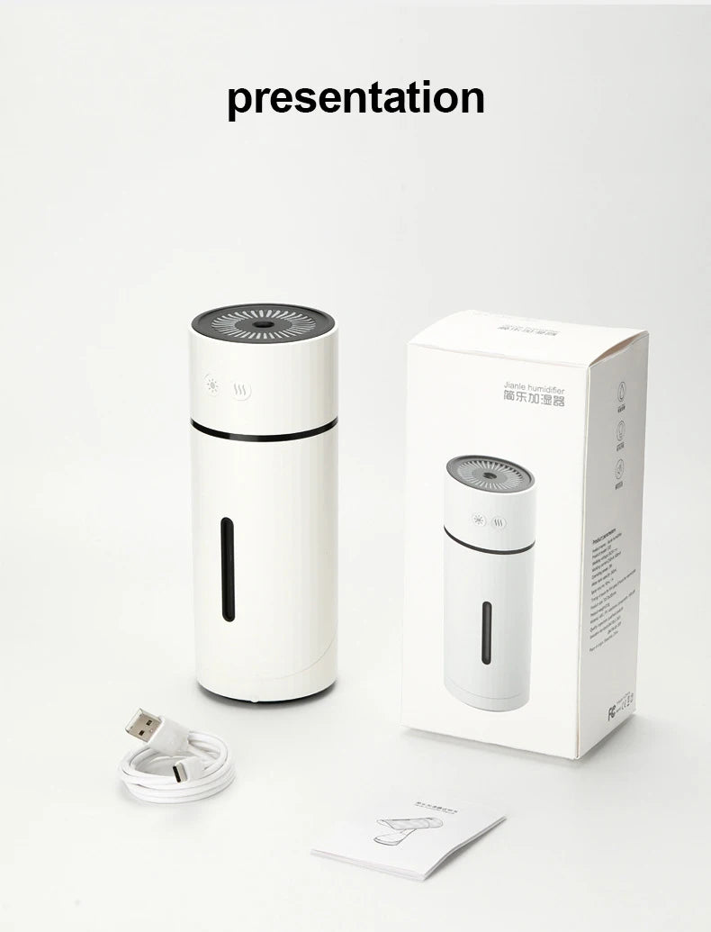 Portable Wireless Desktop Air Humidifier with Adjustable Mist