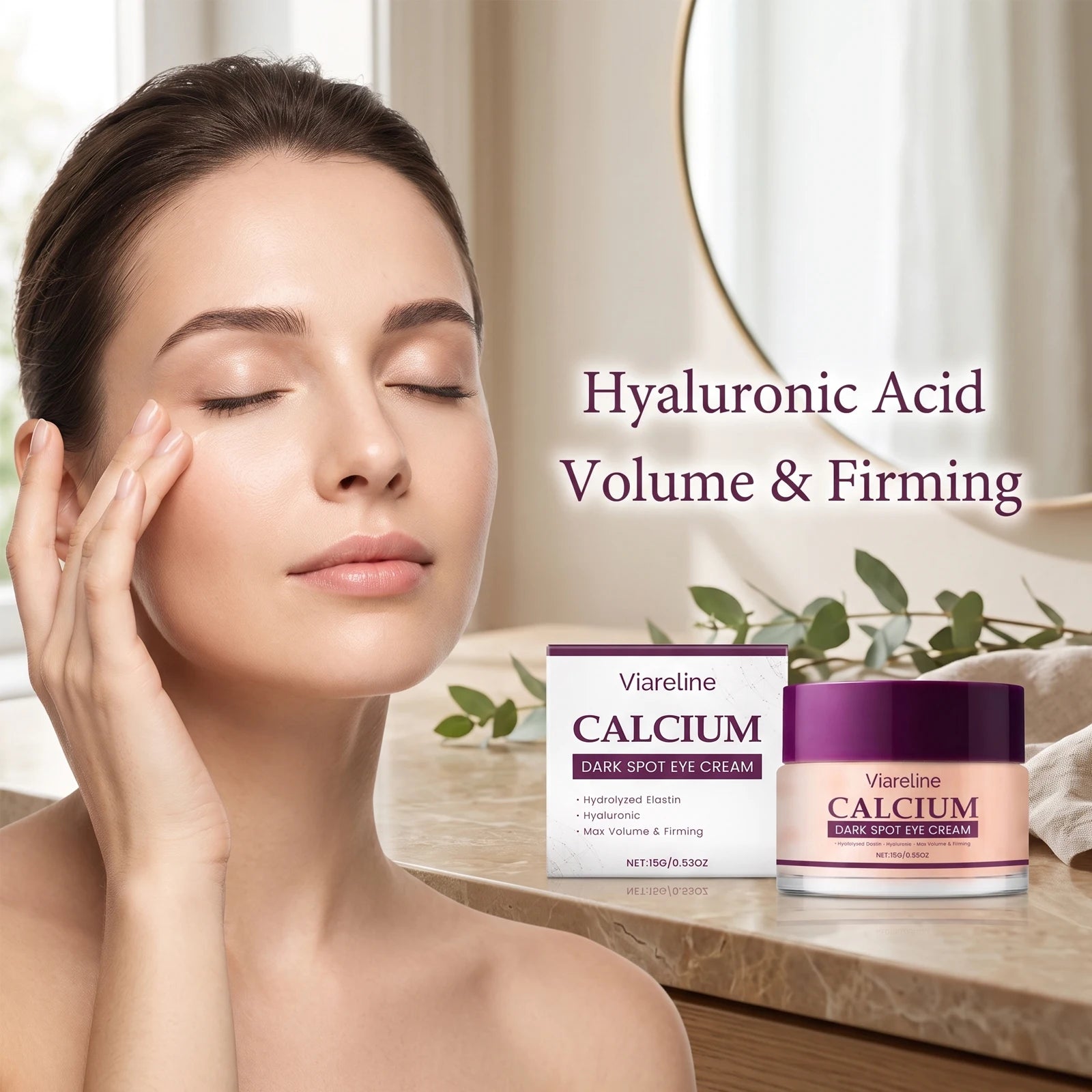 Calcium Firming Eye Cream for Dark Circles and Fine Lines - 1