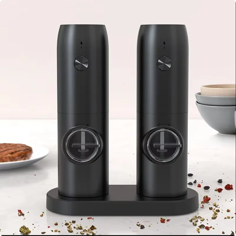 Electric Automatic Salt and Pepper Grinder with LED Light - 22
