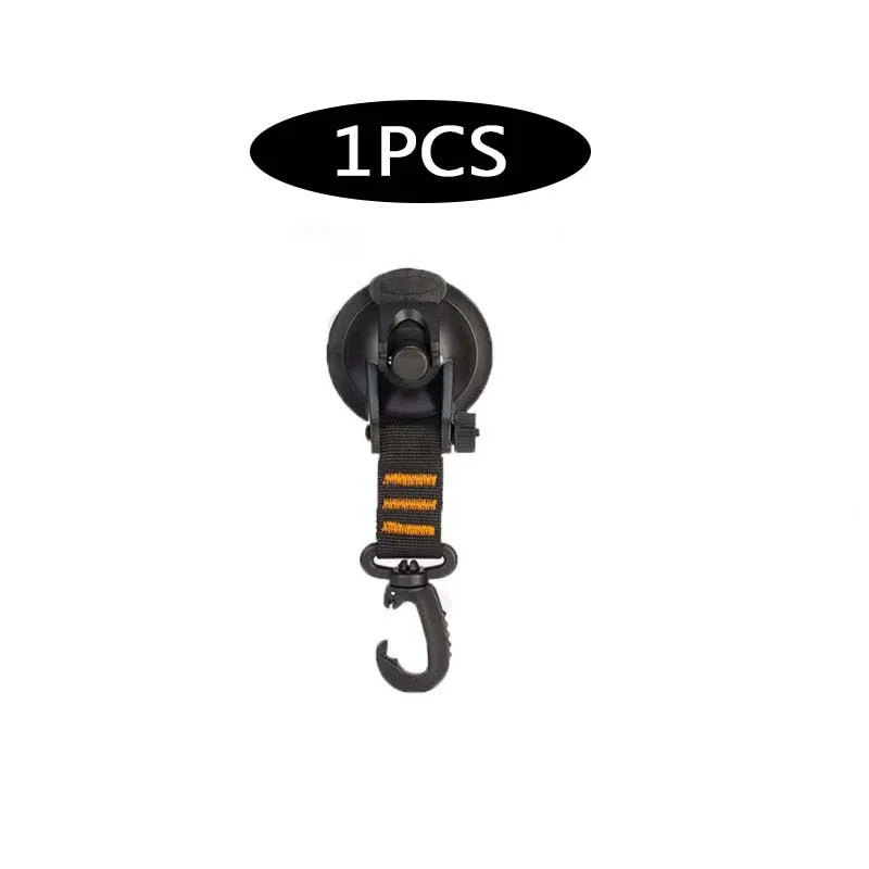 Heavy-Duty Suction Cup Anchor Hooks for Camping and Travel - 18