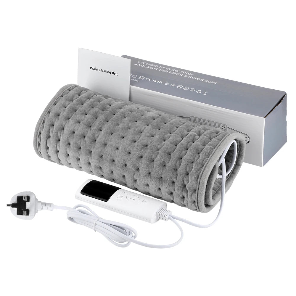 Electric Heating Pad for Back Waist and Abdomen Pain Relief