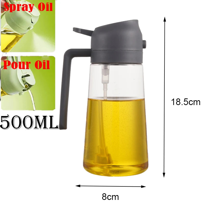 2-in-1 Kitchen Oil Spray and Pour Dispenser