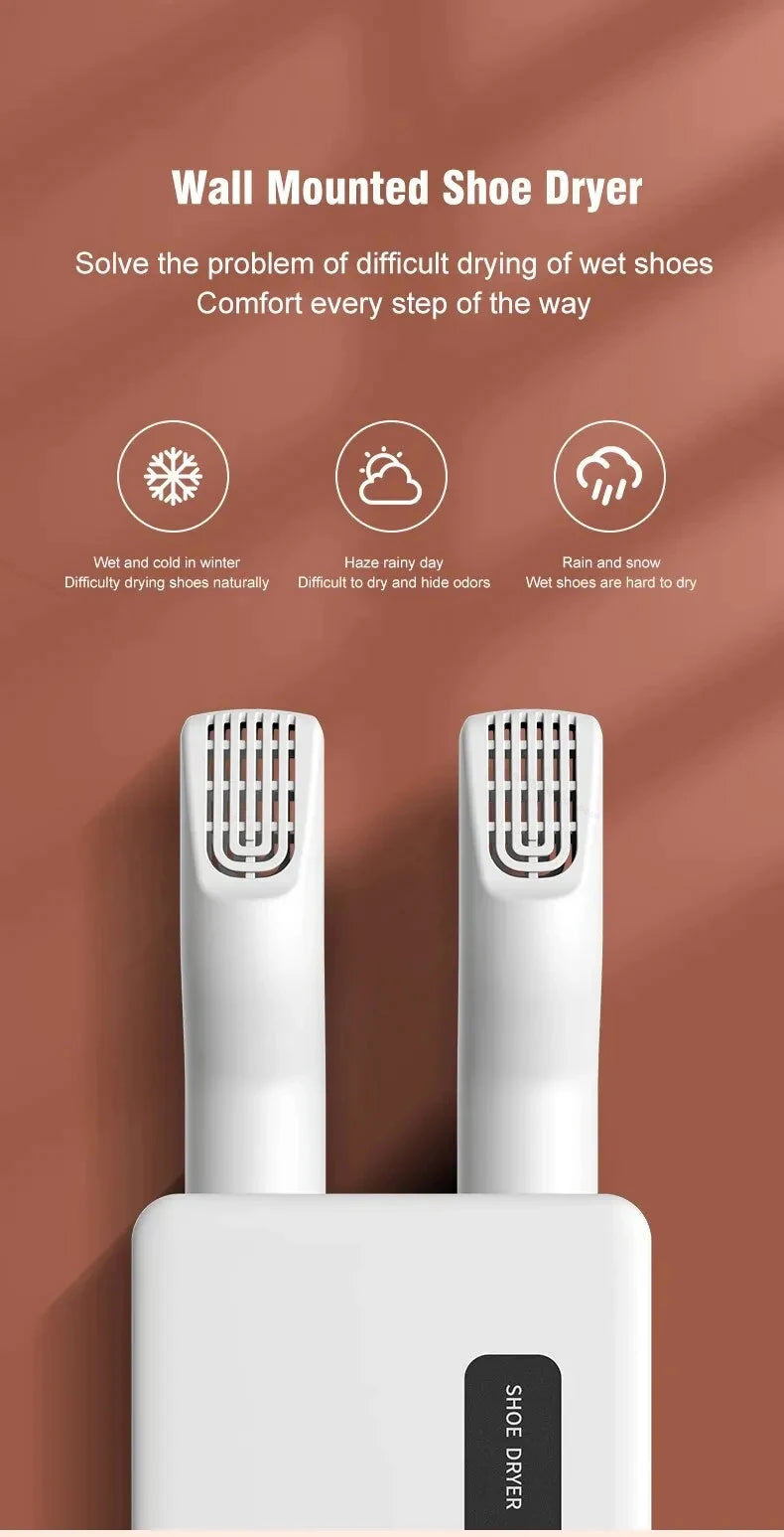 Electric Shoe and Boot Dryer with Deodorizer