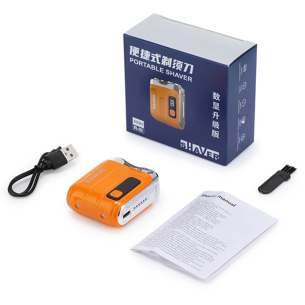 Portable Rechargeable Electric Smart Shaver with Digital Display - 13