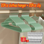 Heavy-Duty Non-Slip Metal Clothes Hangers for Closet Organization