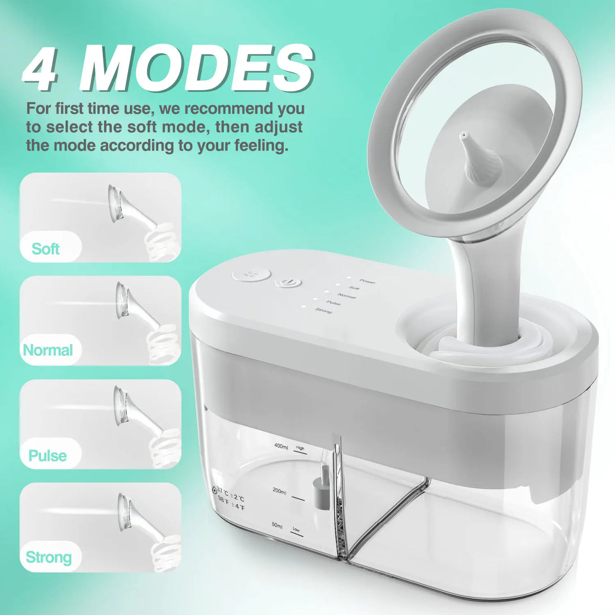 Electric Ear Wax Removal Kit with 4 Pressure Modes
